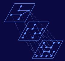 A blue lines and dots connected to squares

Description automatically generated with medium confidence